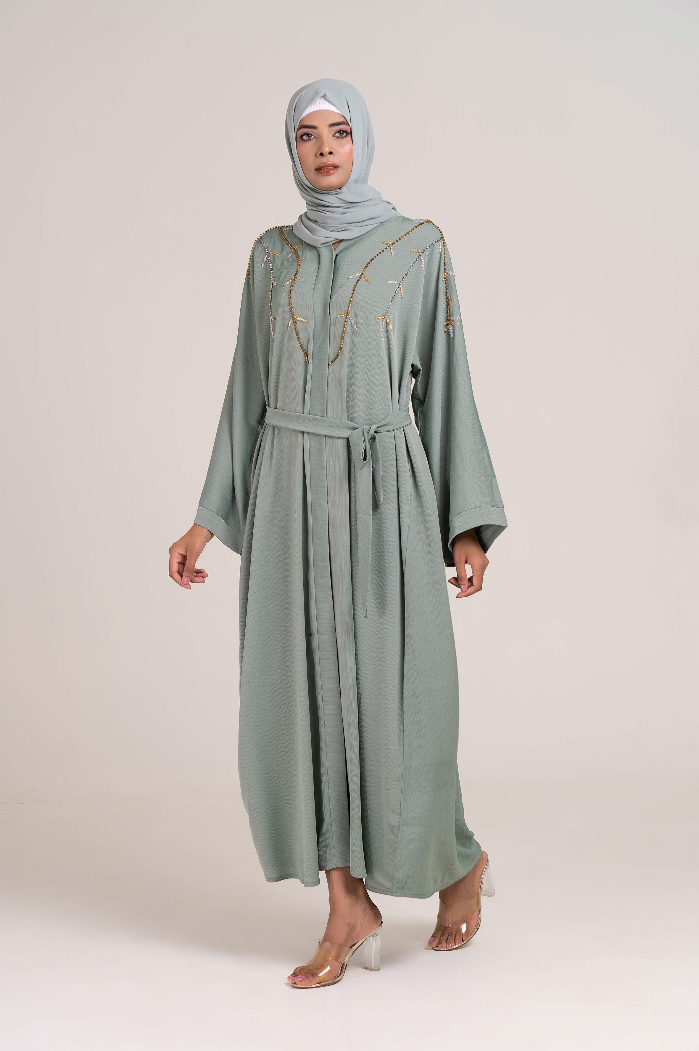 Buttoned Abayas