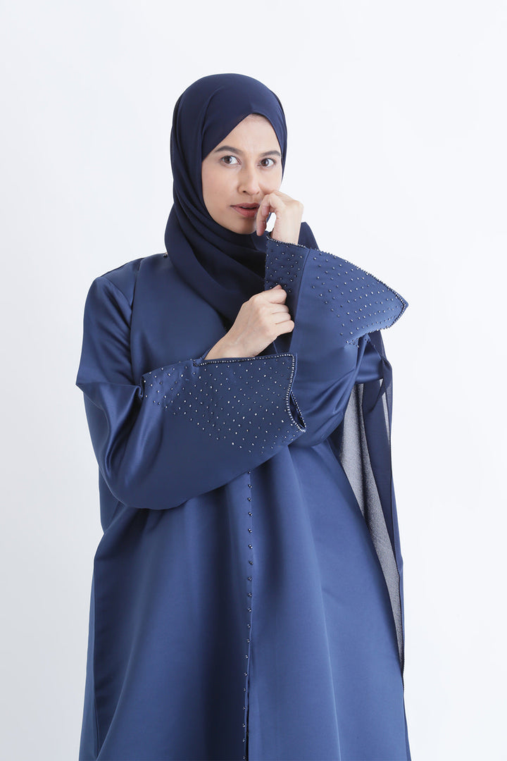 Royal Mist Open Abaya