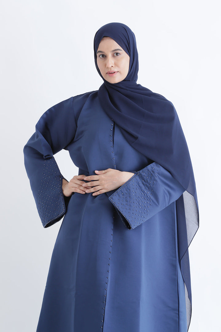 Royal Mist Open Abaya