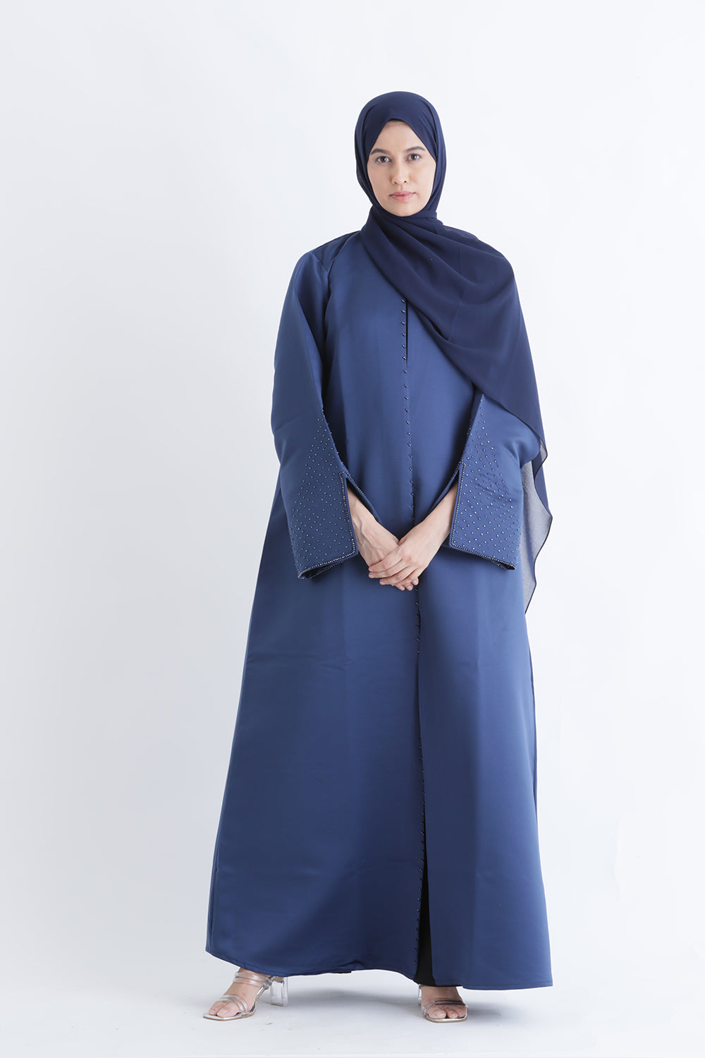 Royal Mist Open Abaya