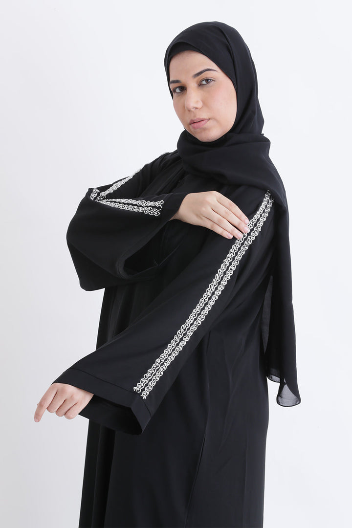 Midnight Weave Abaya