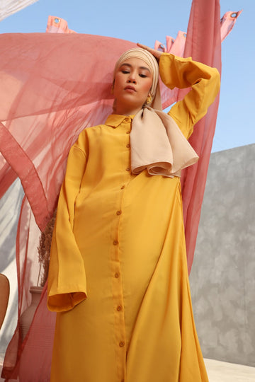 Long Buttoned Dresses