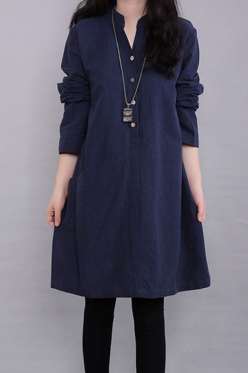 Long Casual Cotton Shirts