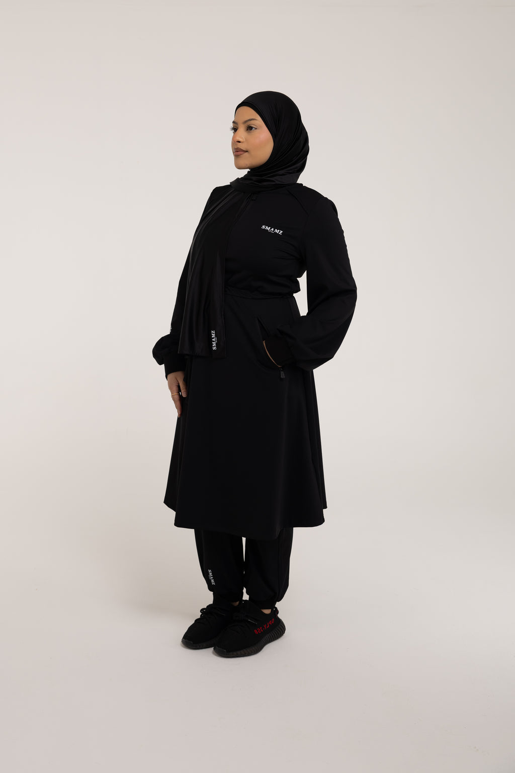 SMAMZ Modest Gymwear Full Set Black