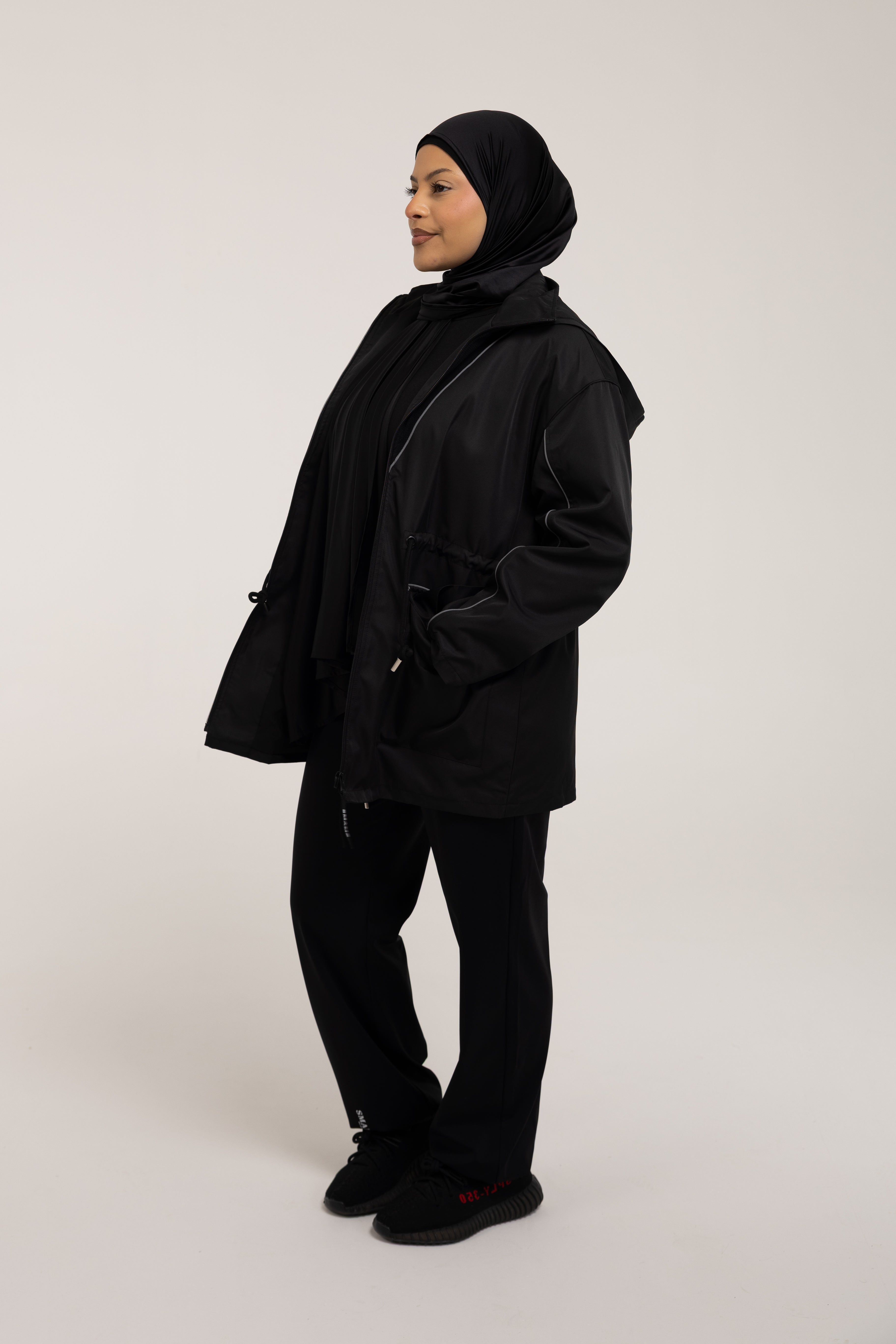 SMAMZ Modest Gymwear Jacket Black