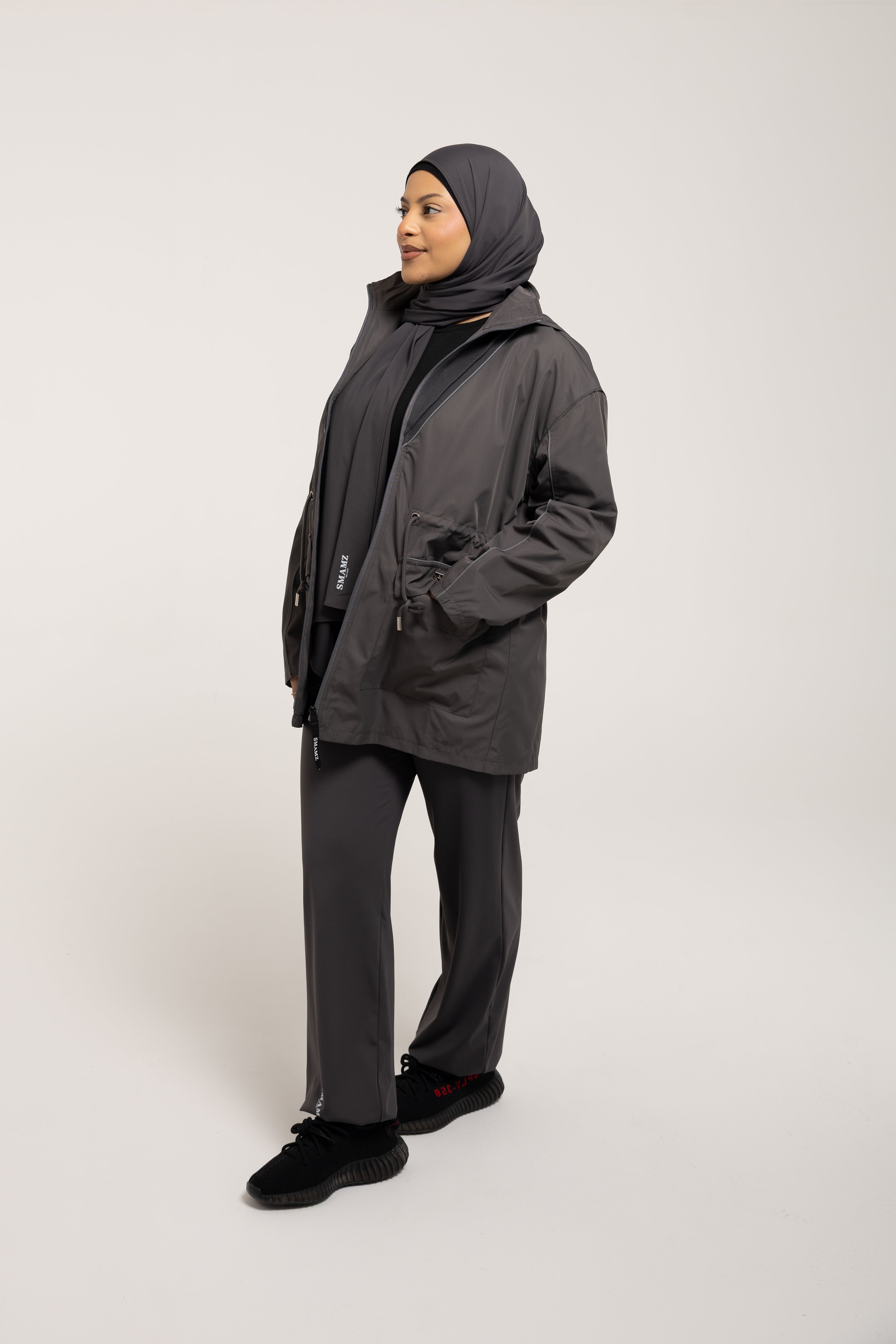 SMAMZ Modest Gymwear Full Set Grey