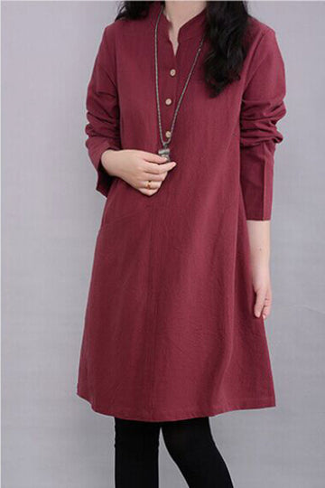 Long Casual Cotton Shirts