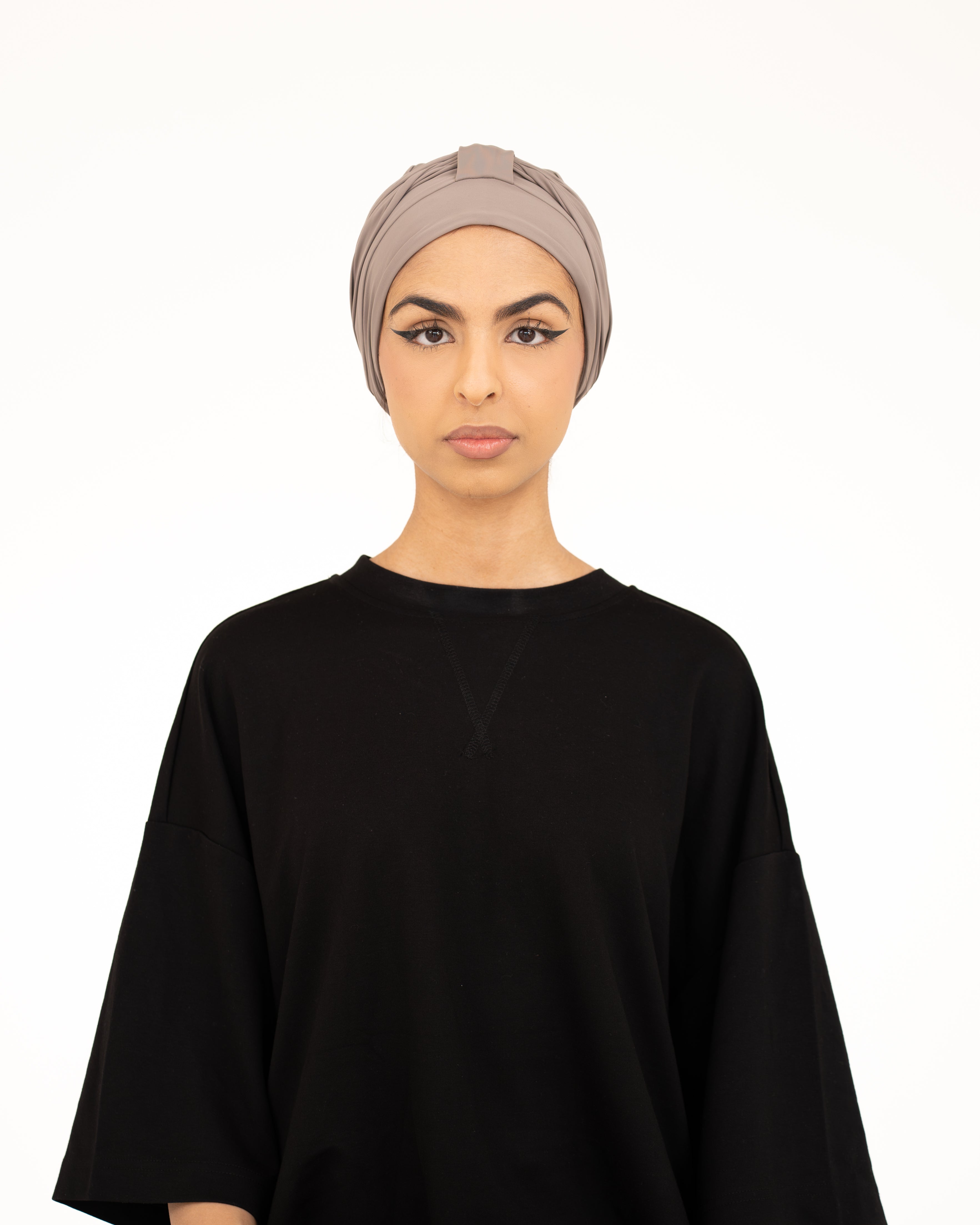 Brown Swim Cap