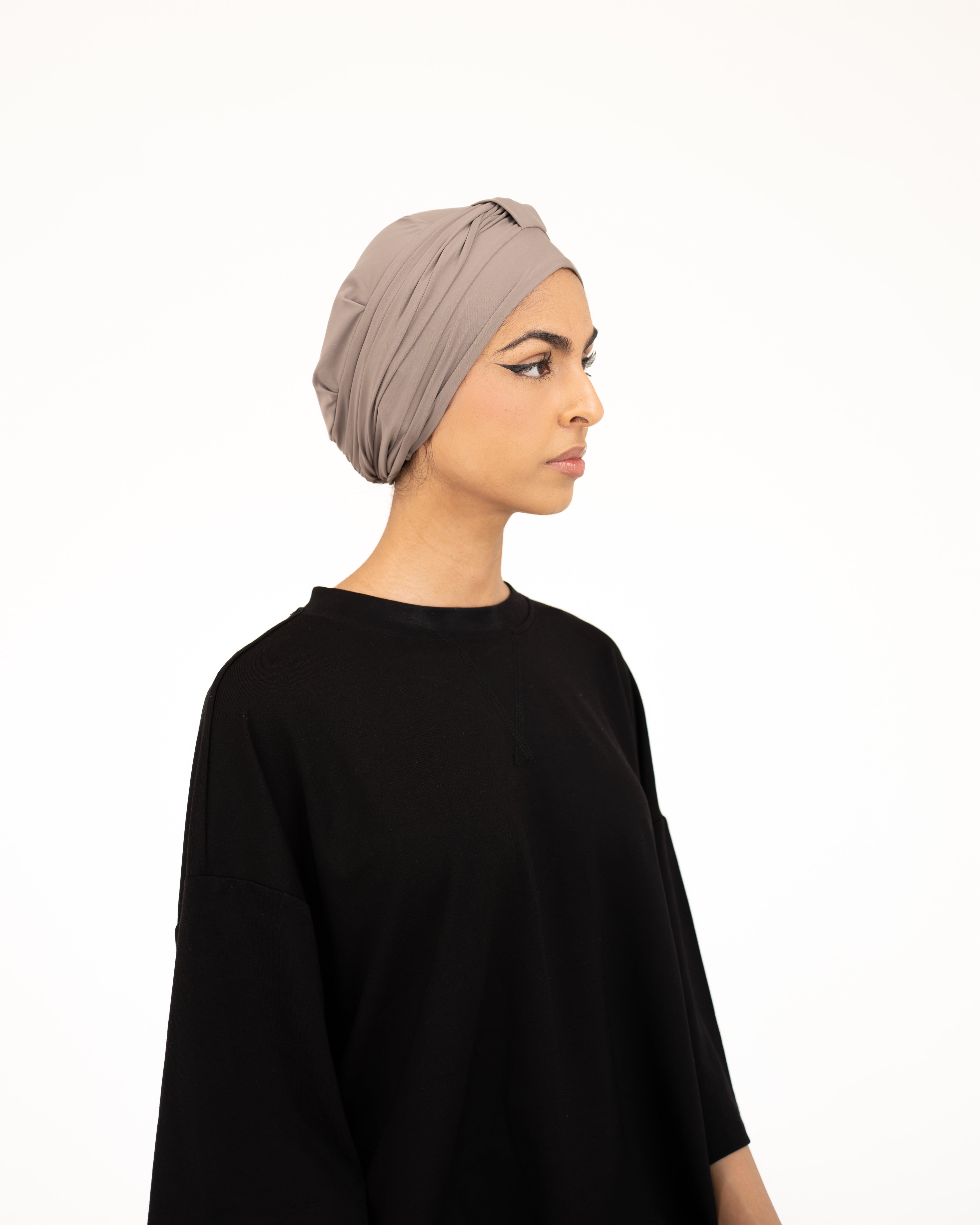 Brown Swim Cap