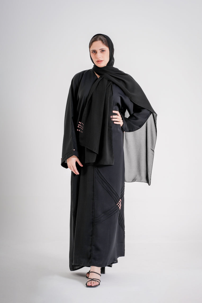 Amna Black Abaya