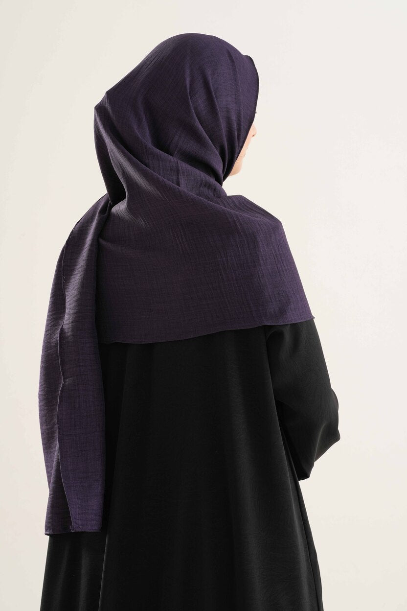 Deep Purple Cotton Hijab