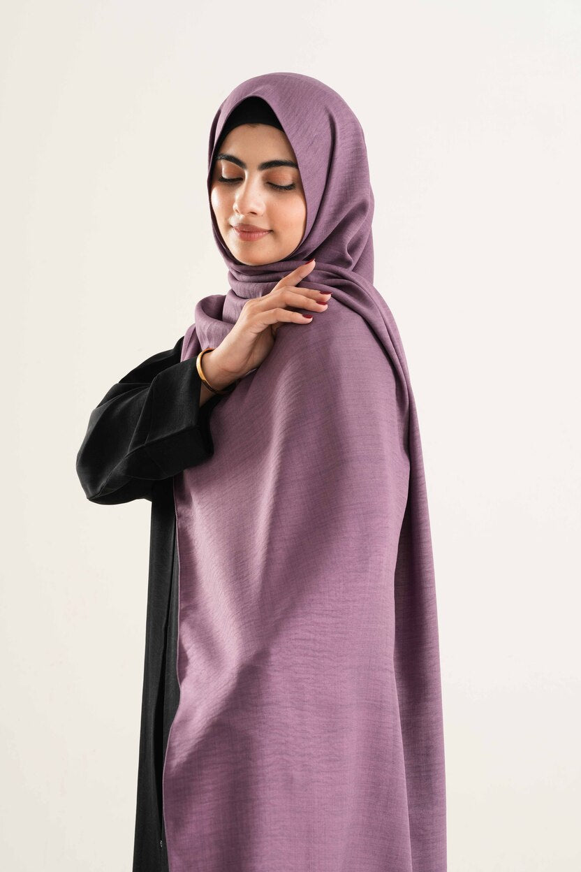 Plum Cotton Hijab