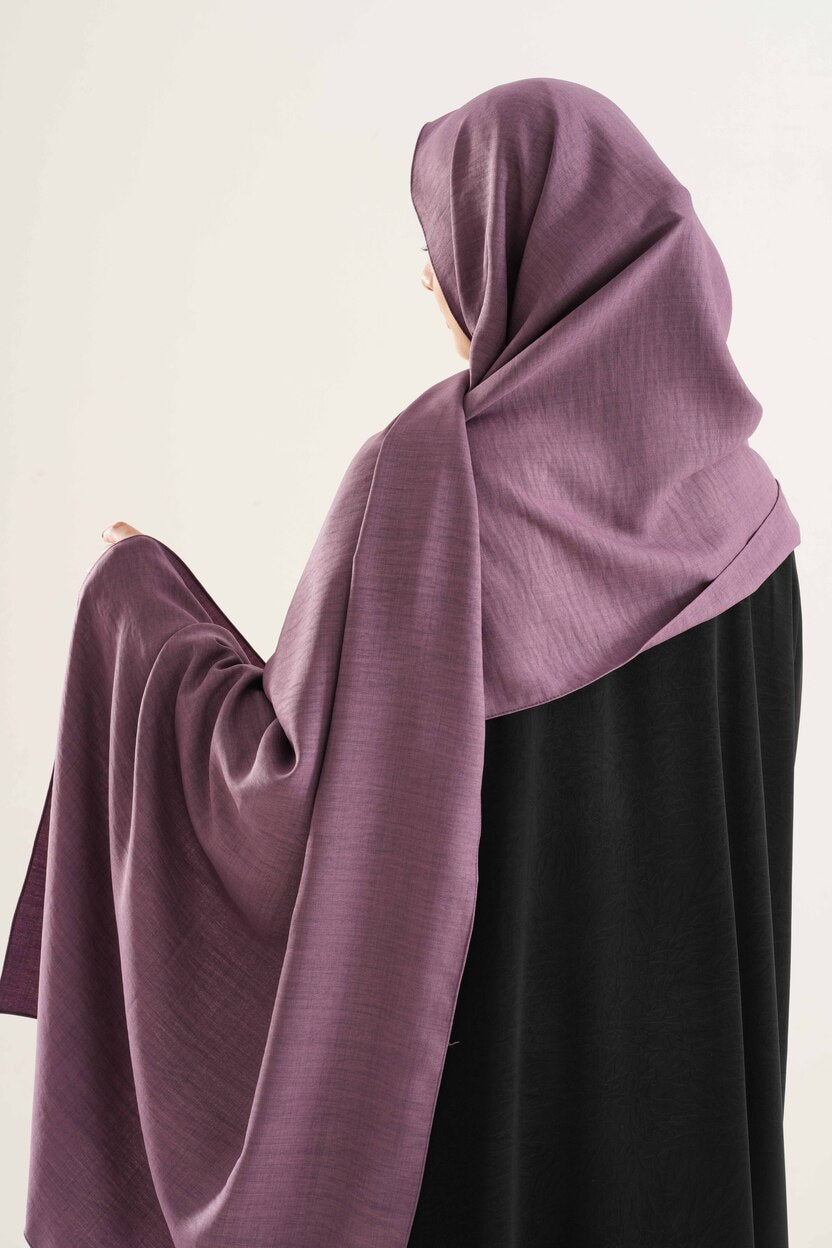 Plum Cotton Hijab