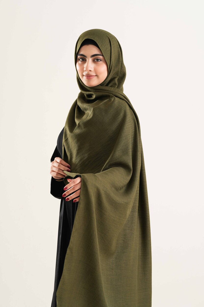 Khaki Cotton Hijab