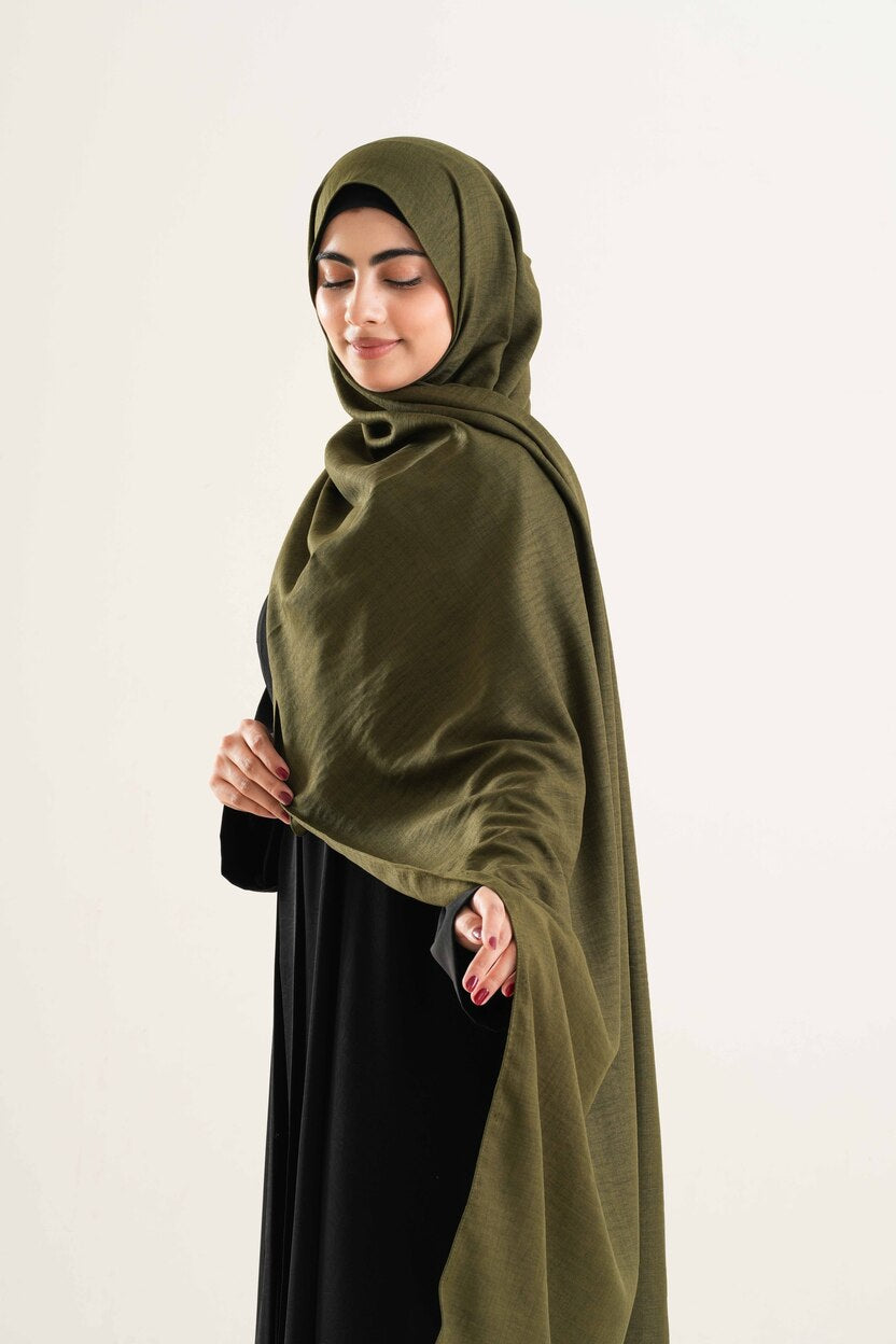 Khaki Cotton Hijab