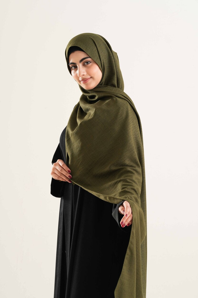 Khaki Cotton Hijab