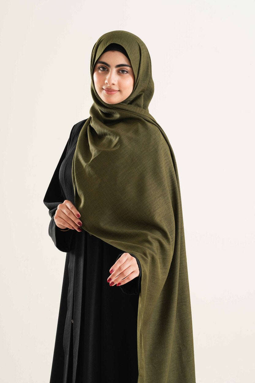 Khaki Cotton Hijab