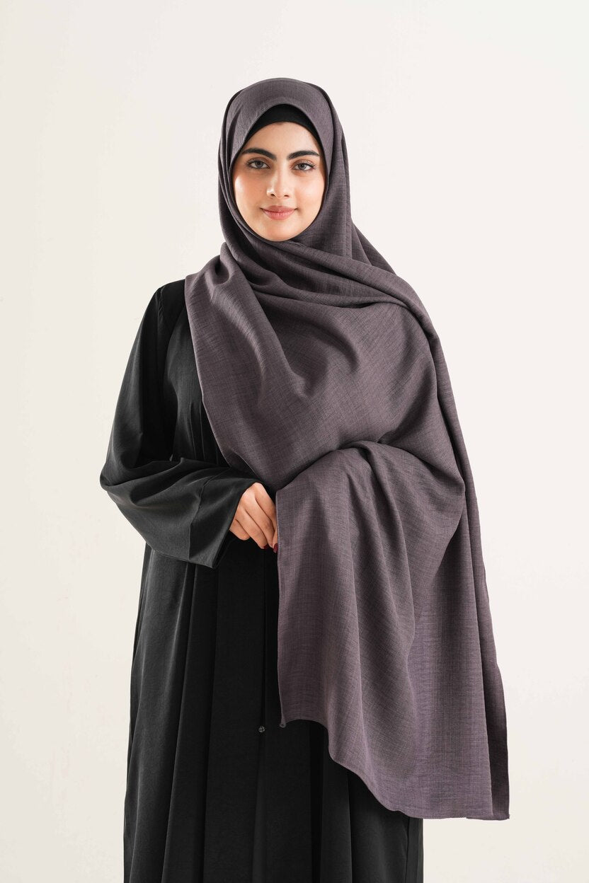 Deep Taupe Cotton hijab