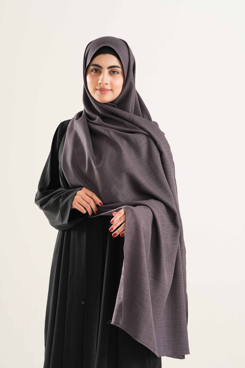 Deep Taupe Cotton hijab