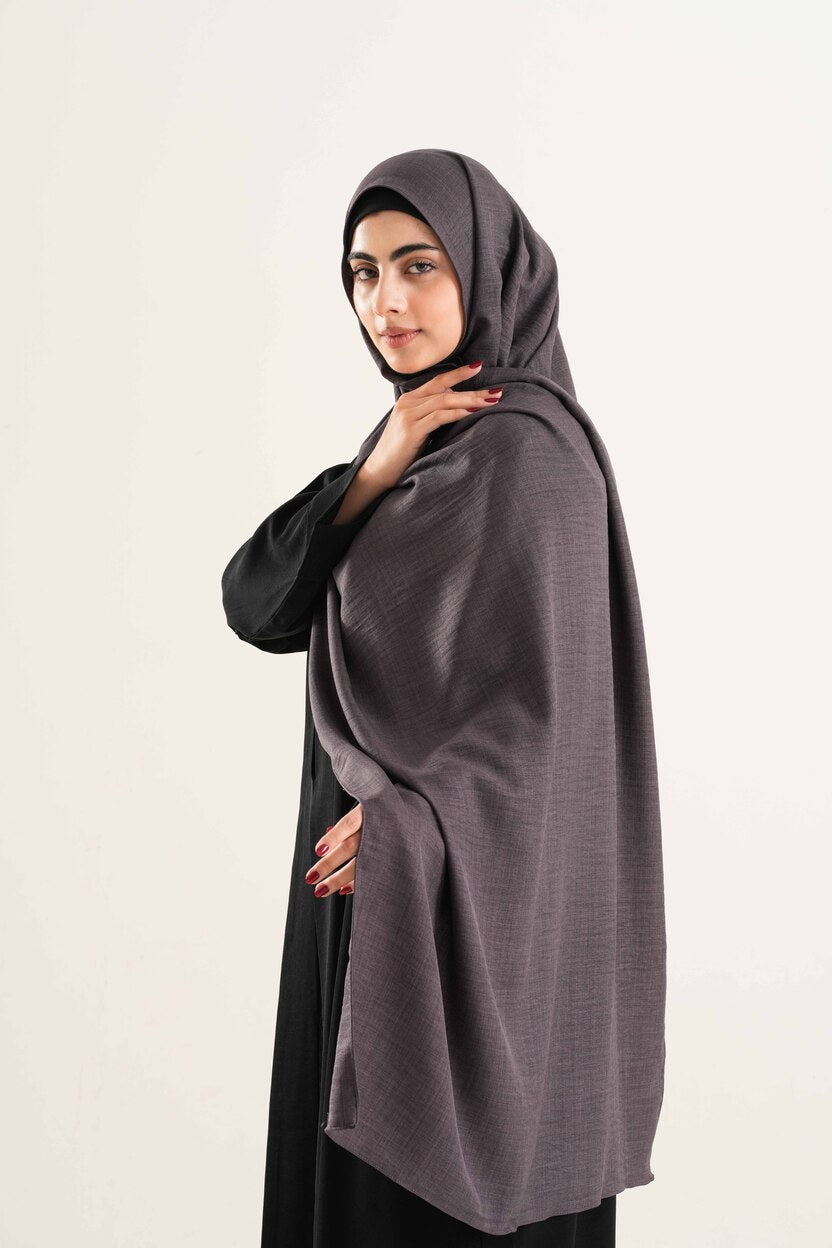 Deep Taupe Cotton hijab