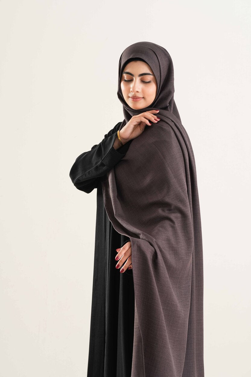Dark brown Hijab