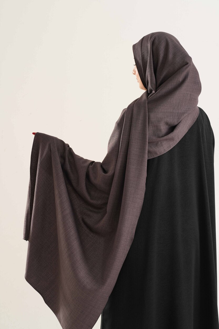 Dark brown Hijab