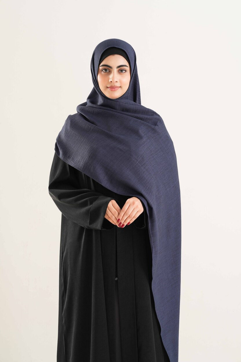 Blue Cotton Hijab