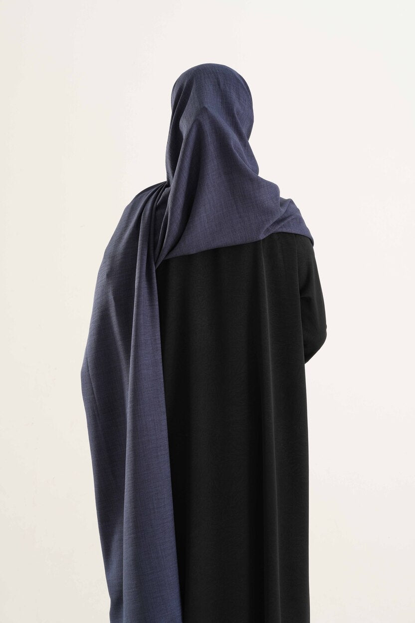 Blue Cotton Hijab