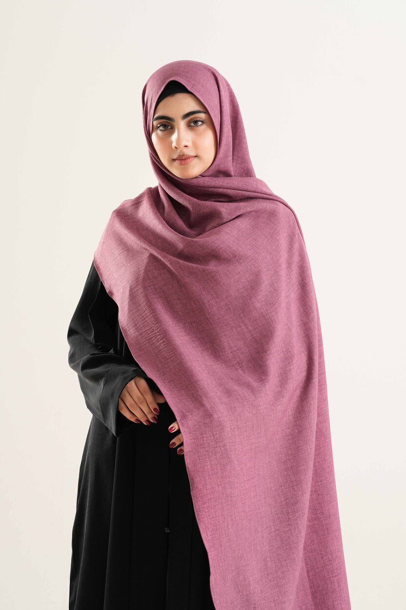 Pink Cotton Hijab