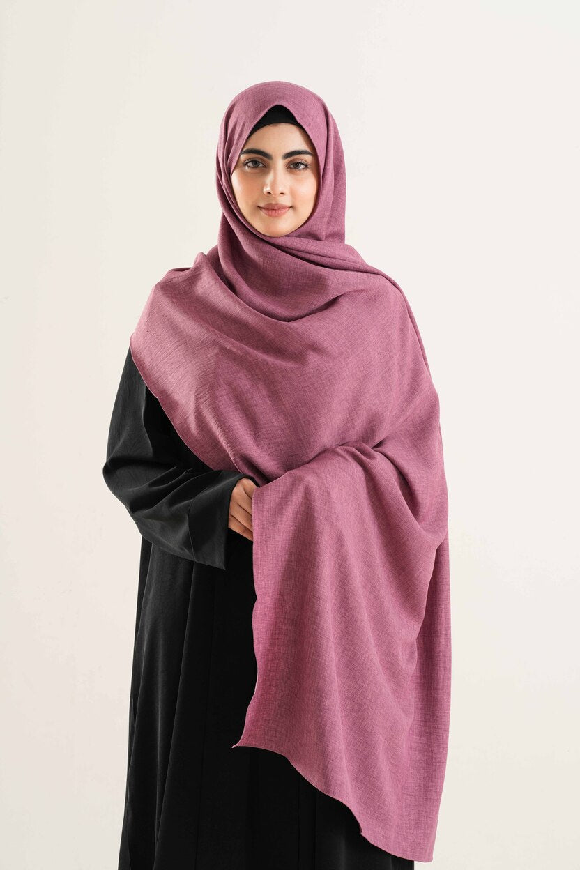 Pink Cotton Hijab