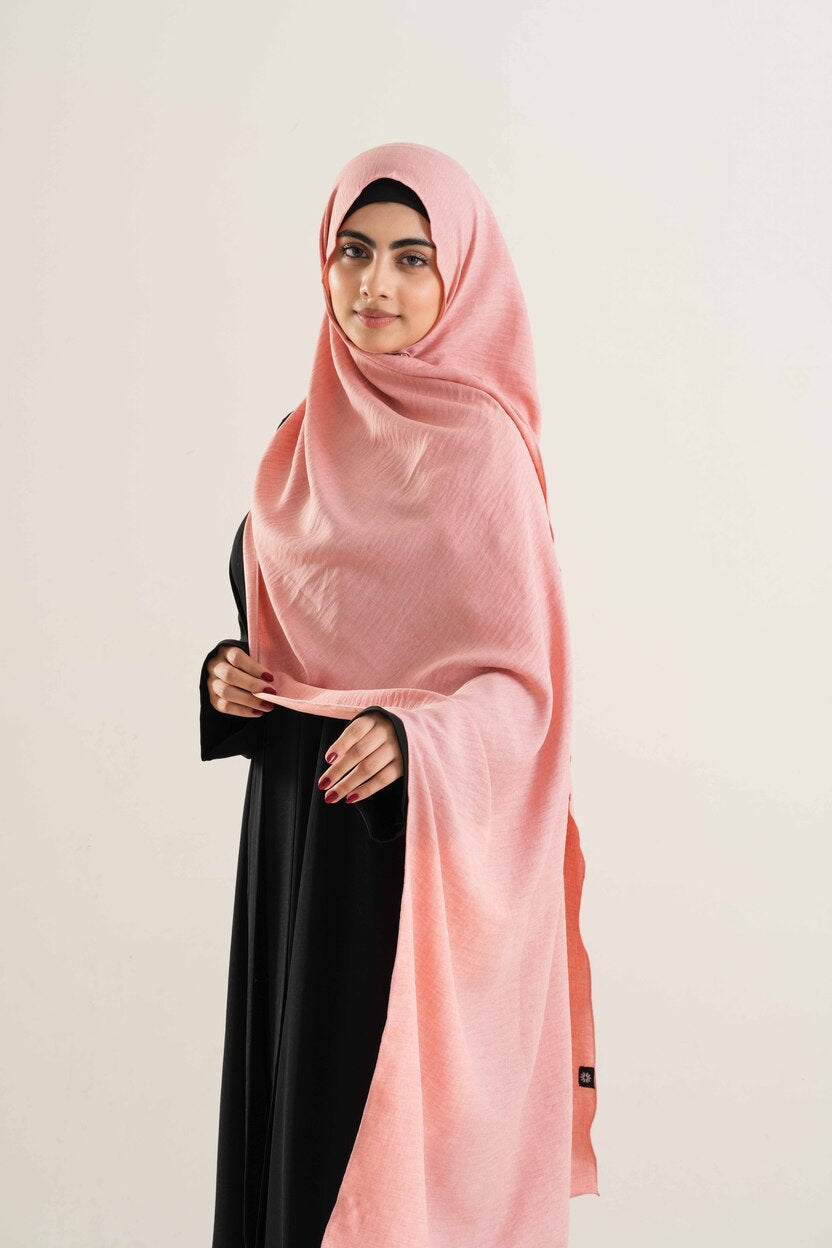 Peach Cotton Hijab