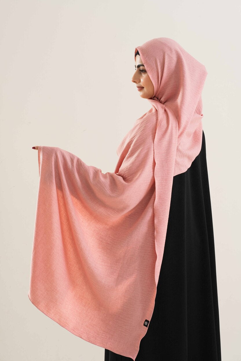 Peach Cotton Hijab