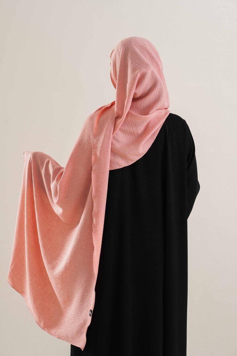 Peach Cotton Hijab