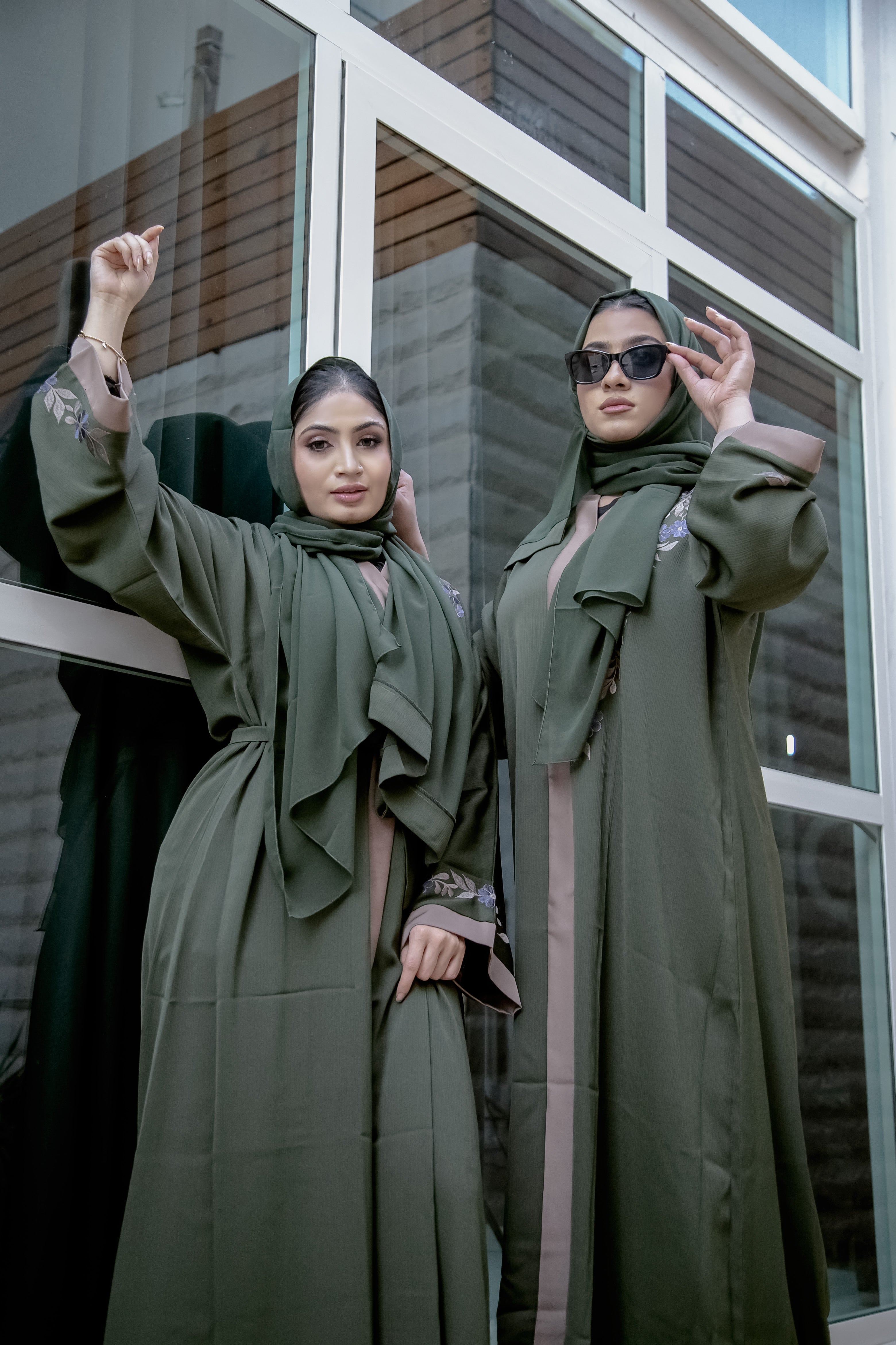 Emerald-Blooms-Abaya,Green-Abaya,Blooms-Abaya,Emerald-Abaya