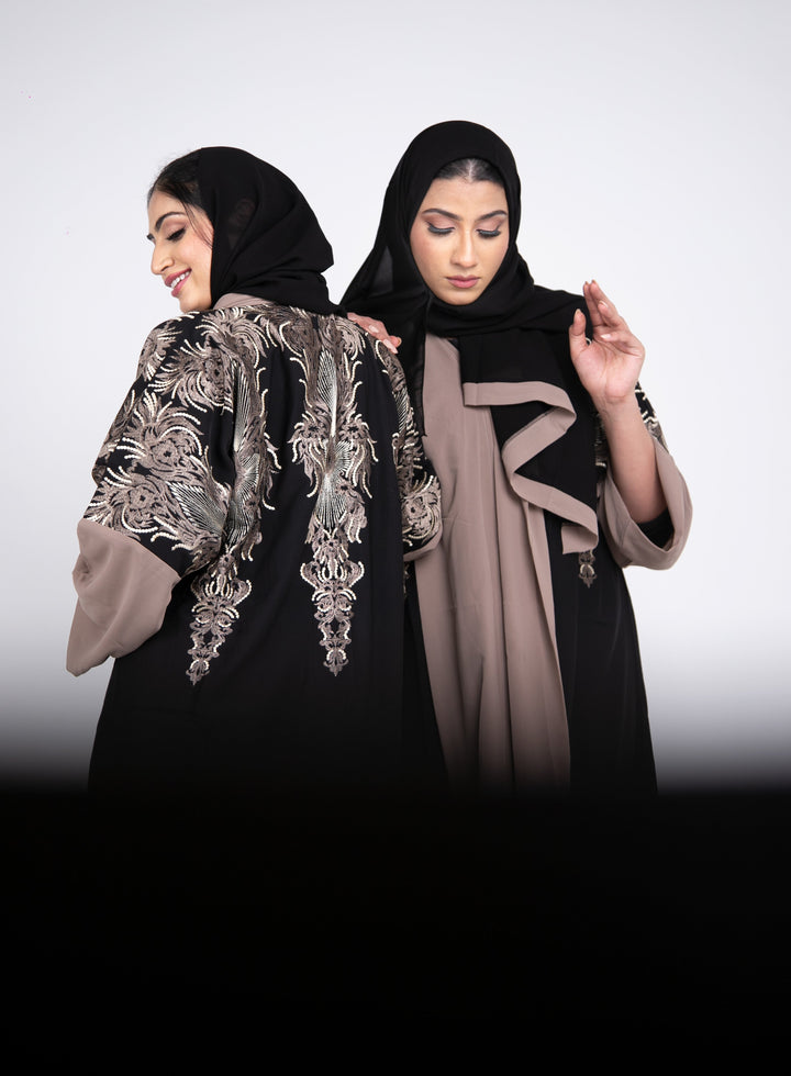Golden-Mirage-Abaya,Golden-Abaya,Miraj-Abaya