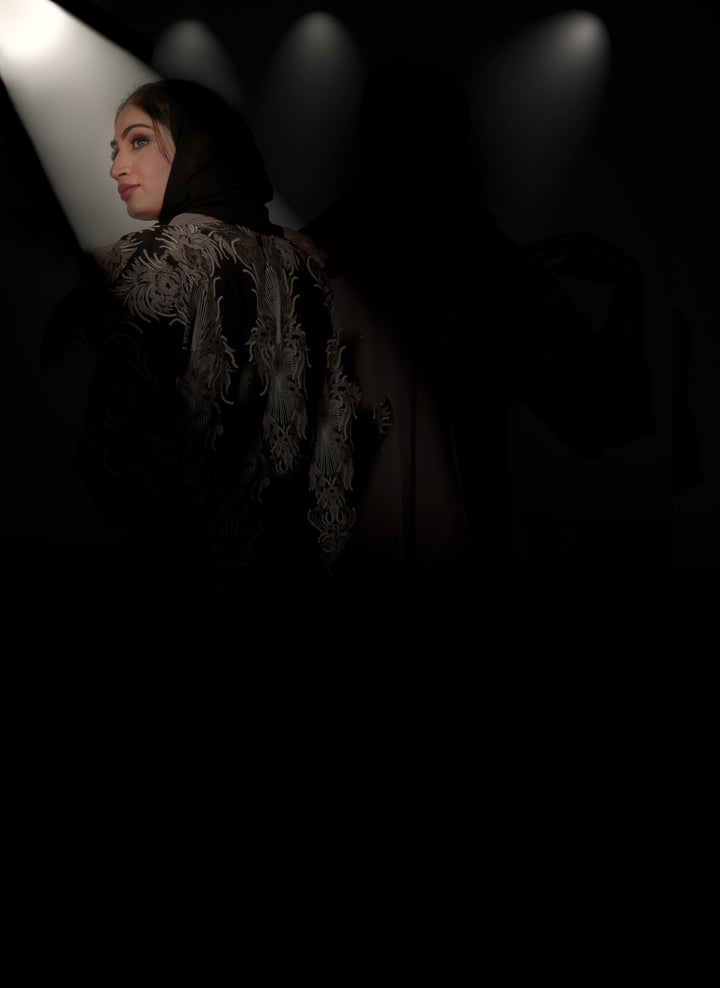 Golden-Mirage-Abaya,Golden-Abaya,Miraj-Abaya