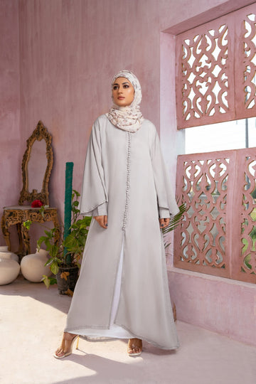 Ivory Buttoned Dress