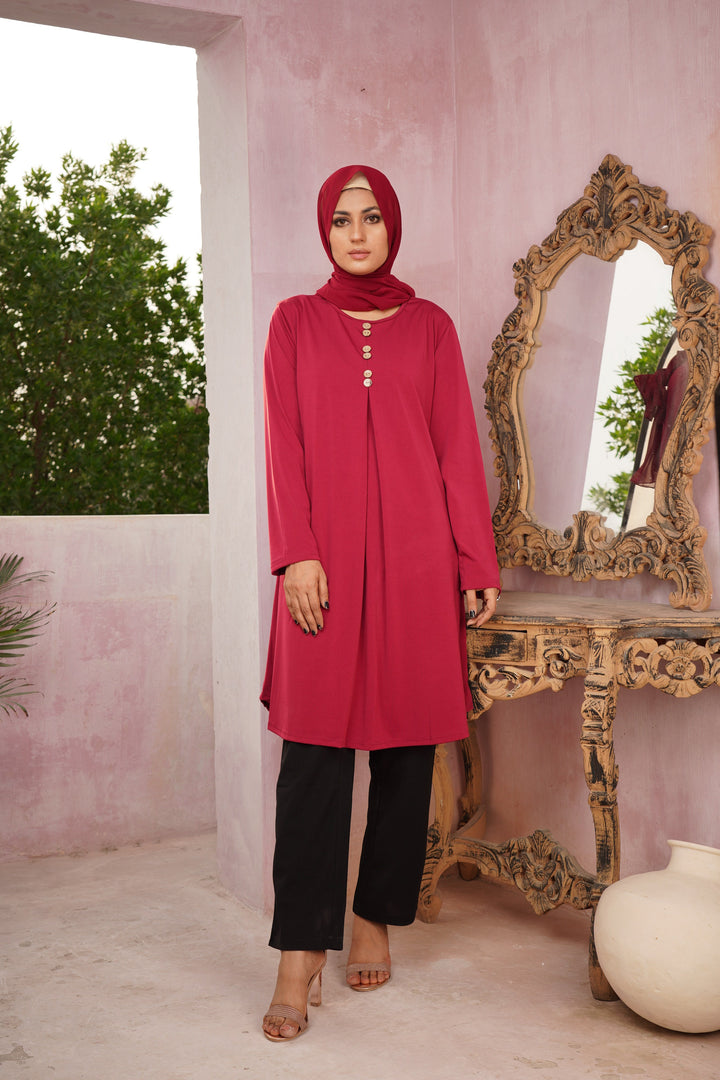 Lunara Long Sleeve Shirt Dress