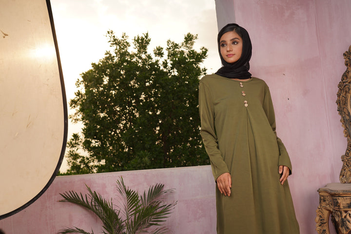 Lunara Long Sleeve Shirt Dress
