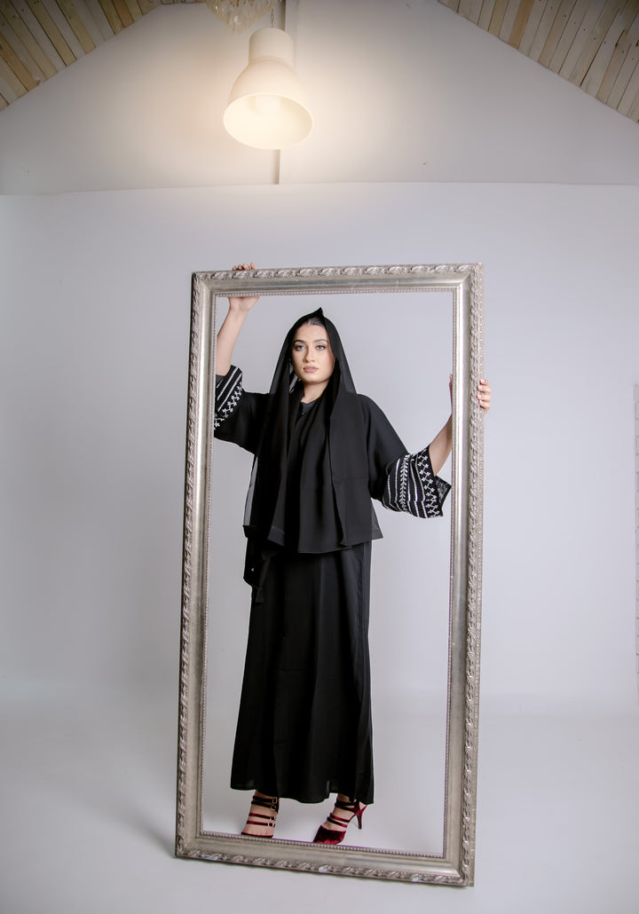 Midnight-Elegance-Abaya,Midnight-Abaya,Elegance-Abaya,Black-Abaya