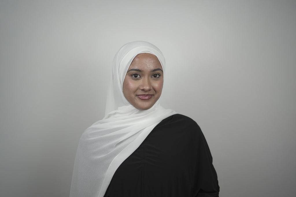 Chiffon Hijab White