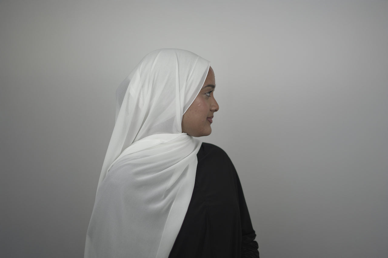 Chiffon Hijab White