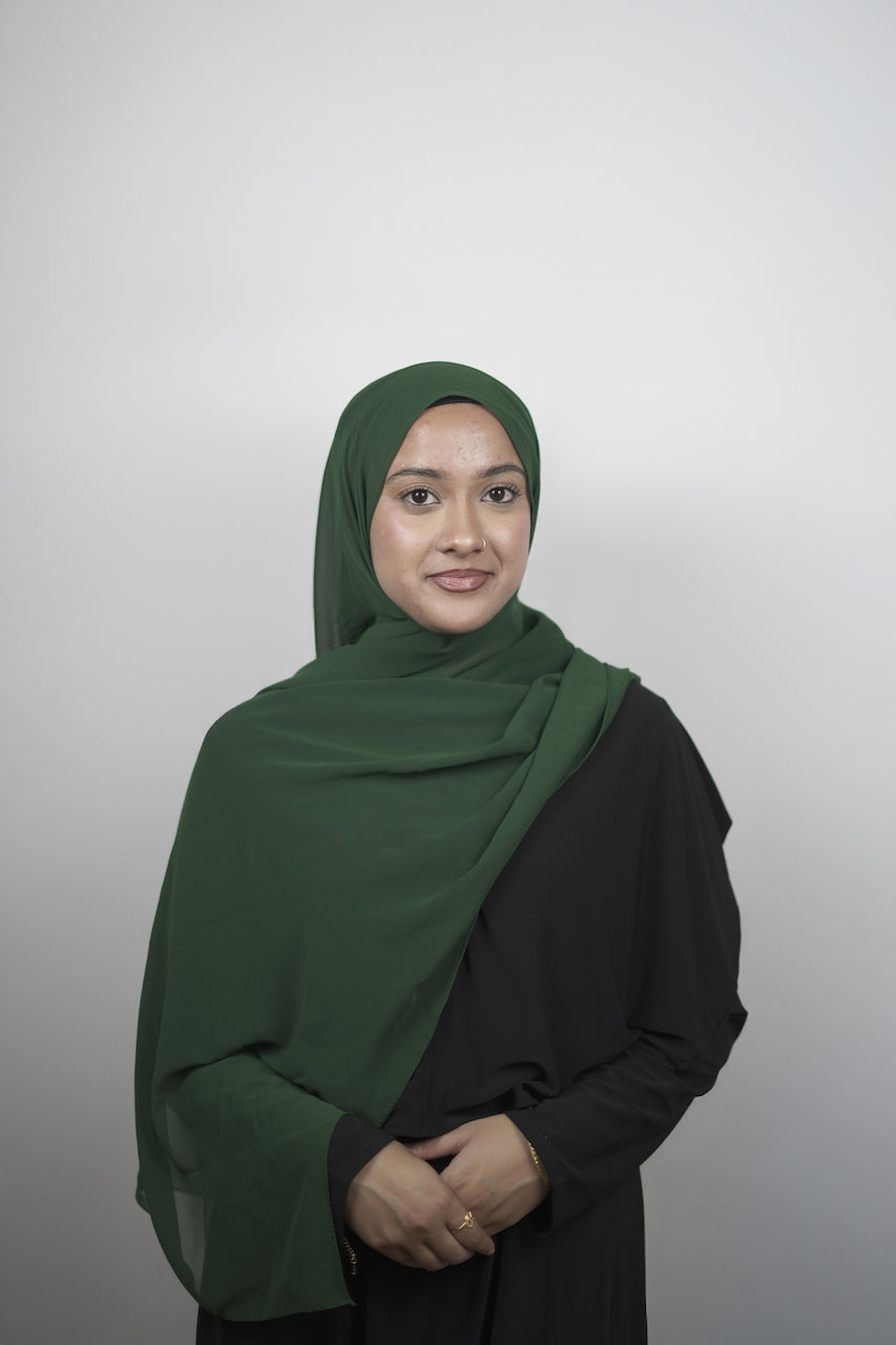 Chiffon Hijab Green