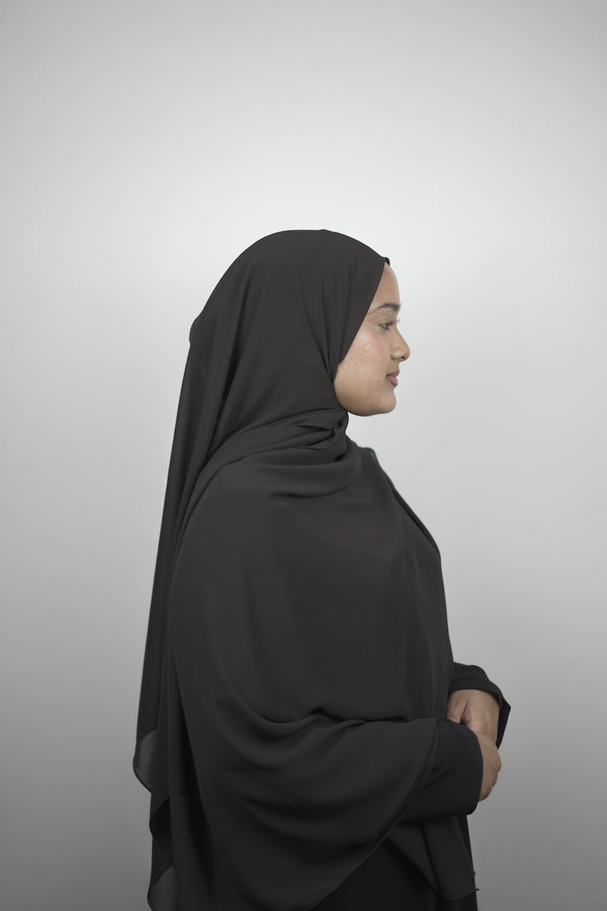 Chiffon Hijab Brown