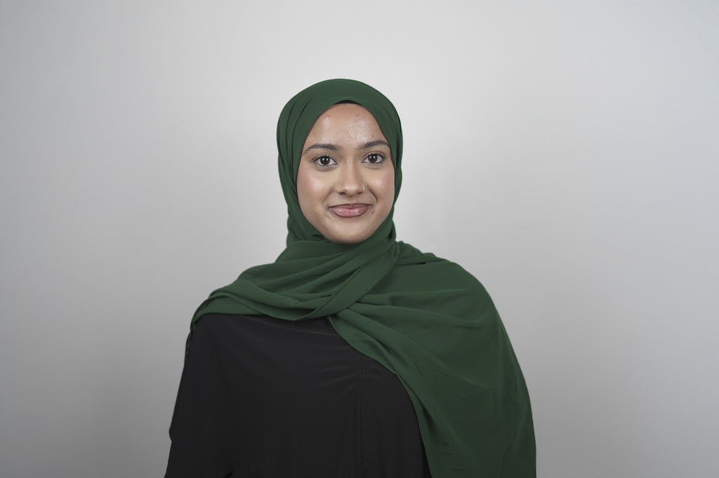 Chiffon Hijab Green