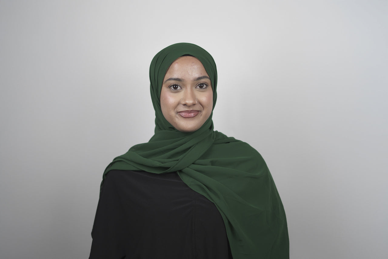 Chiffon Hijab Green