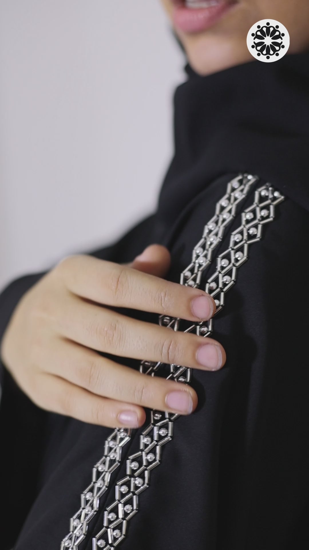 Midnight Weave Abaya